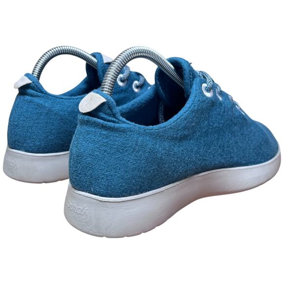 ALLBIRDS The Wool Runnner Men's Sz 8 Thrive Teal Trainers Sneakers Merino Wool - Picture 6 of 12